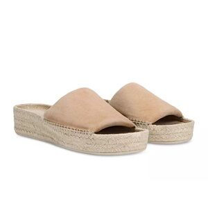 Vince Jesse Suede Espadrille Slides size 7